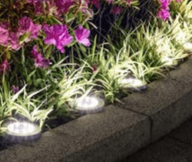 Solarna LED svjetiljka 1 W, 8 LED dioda, Ø 11,5 x v 1,5 cm - Akcija u trgovini Bauhaus