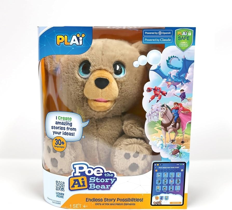 Poe AI Story Bear interaktivan AI plišani medo 1 kom Akcija u trgovini Interspar