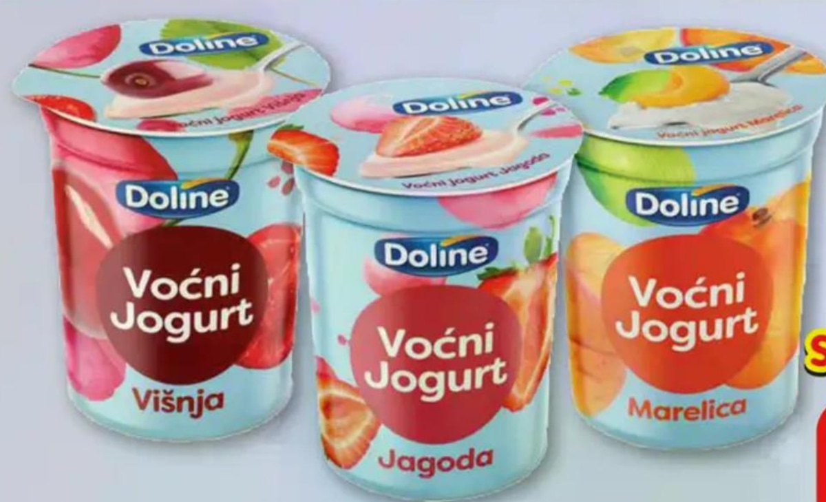 DOLINE Voćni jogurt 150 g - Akcija u trgovini Plodine