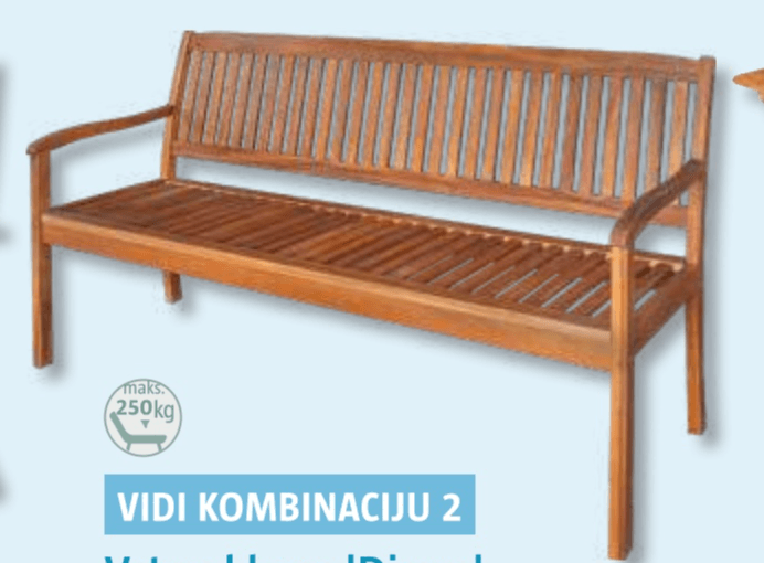 Vrtna klupa 'Diana' - Akcija u trgovini Bauhaus