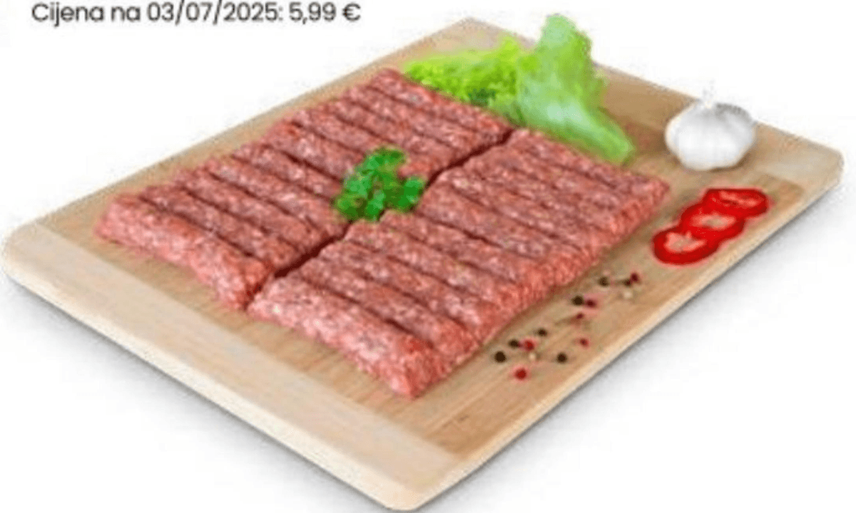 Sarajevski ćevapčići 500 g - Akcija u trgovini Eurospin