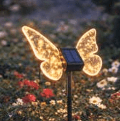Solarni leptir dekor 2 kom/pak - Akcija u trgovini KTC