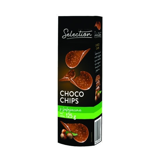 Selection praline ili choco chips 125 - 250 g Akcija u trgovini Plodine