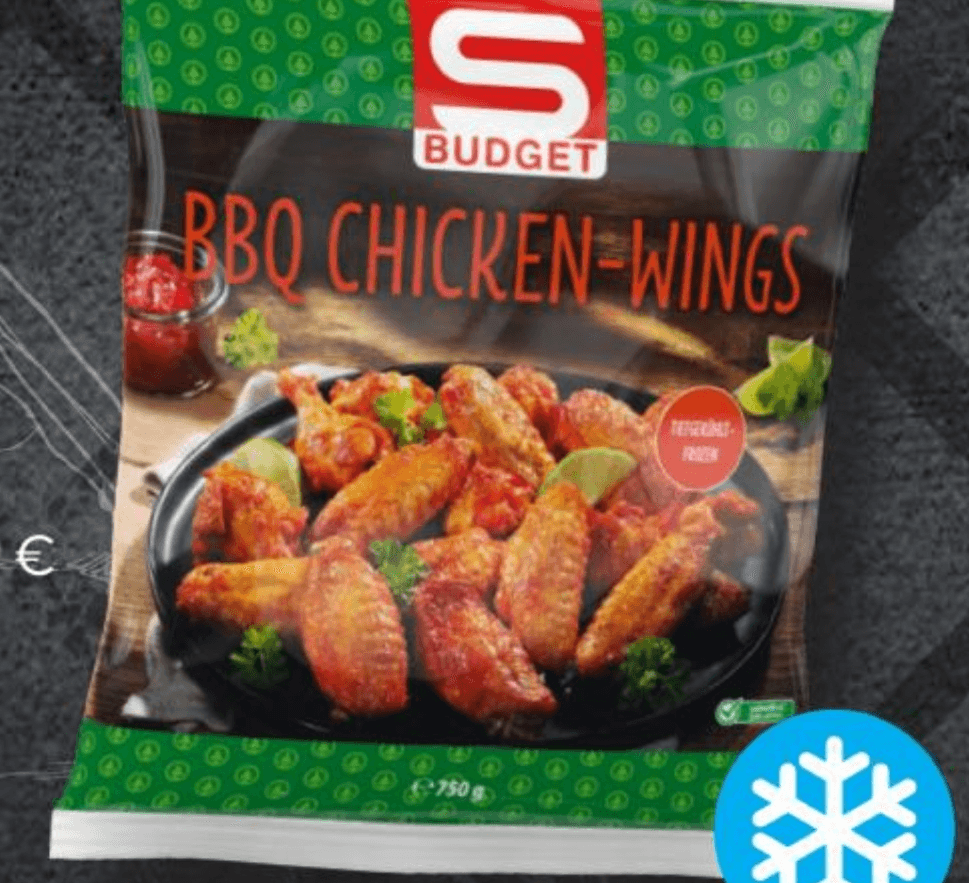 Pileća krila BBQ 750 g S Budget - Akcija u trgovini Interspar