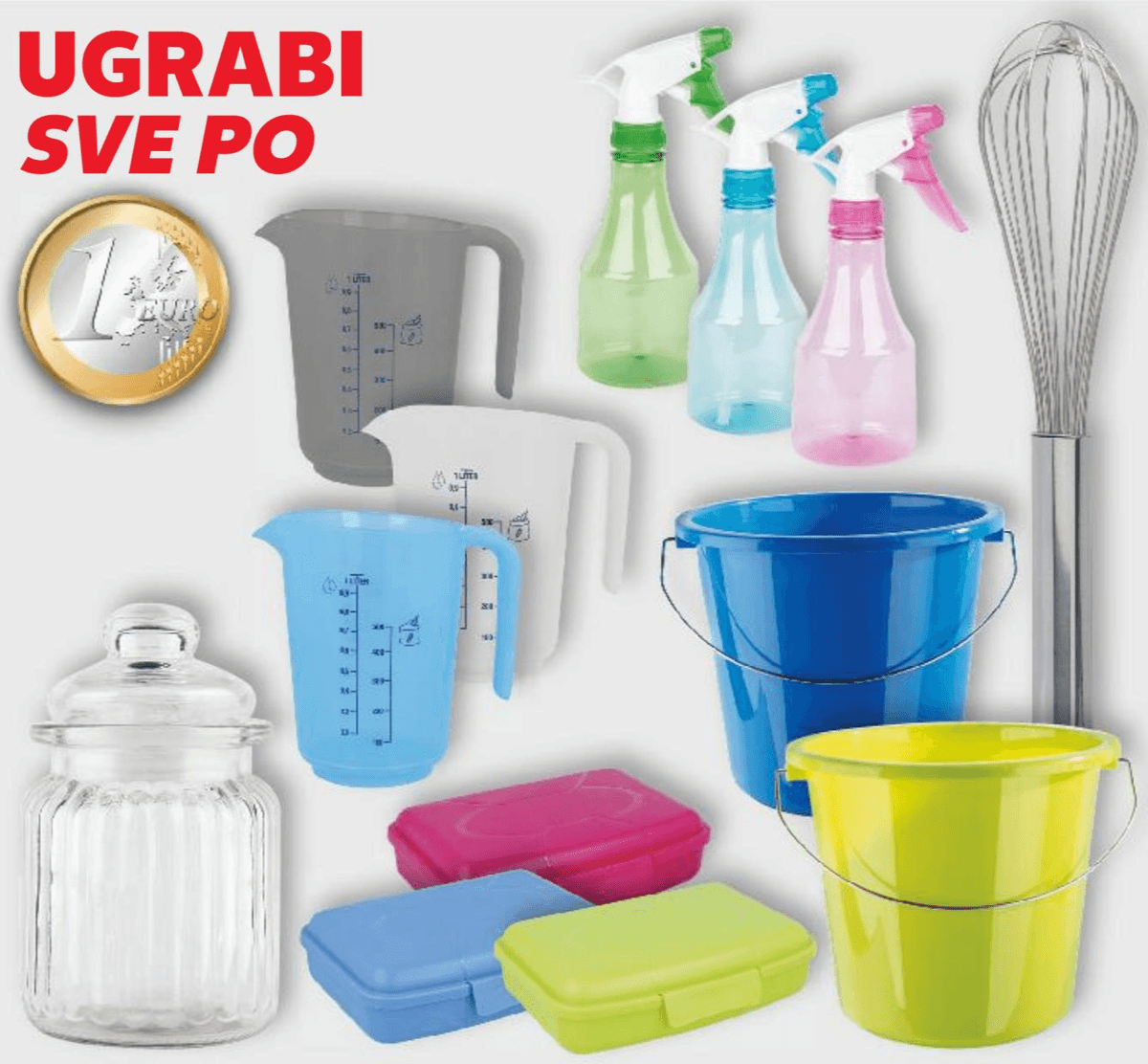 Razne kućanske potrepštine Akcija u trgovini Kaufland