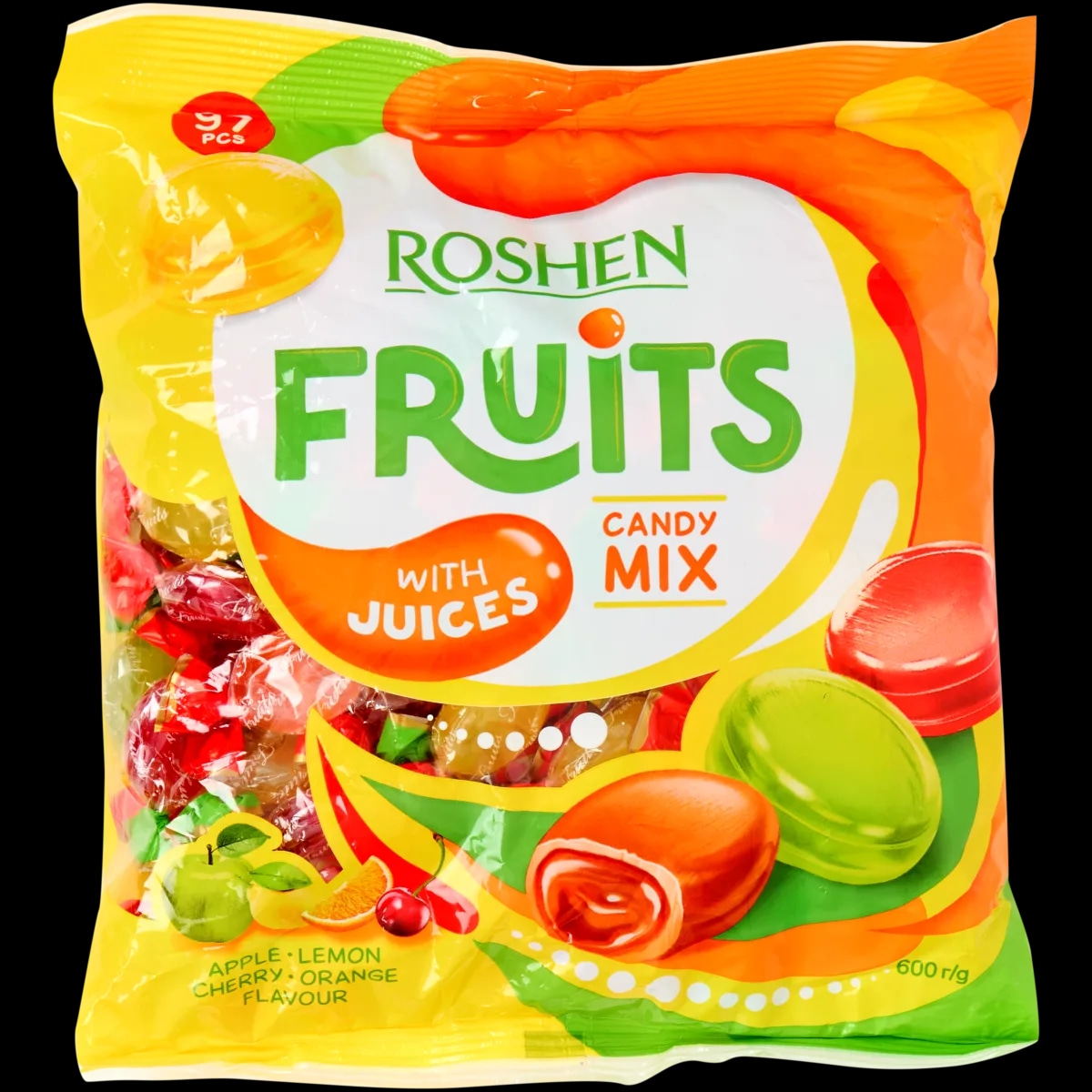 Roshen Fruits kiseli bomboni 600 grama - Akcija u trgovini Action