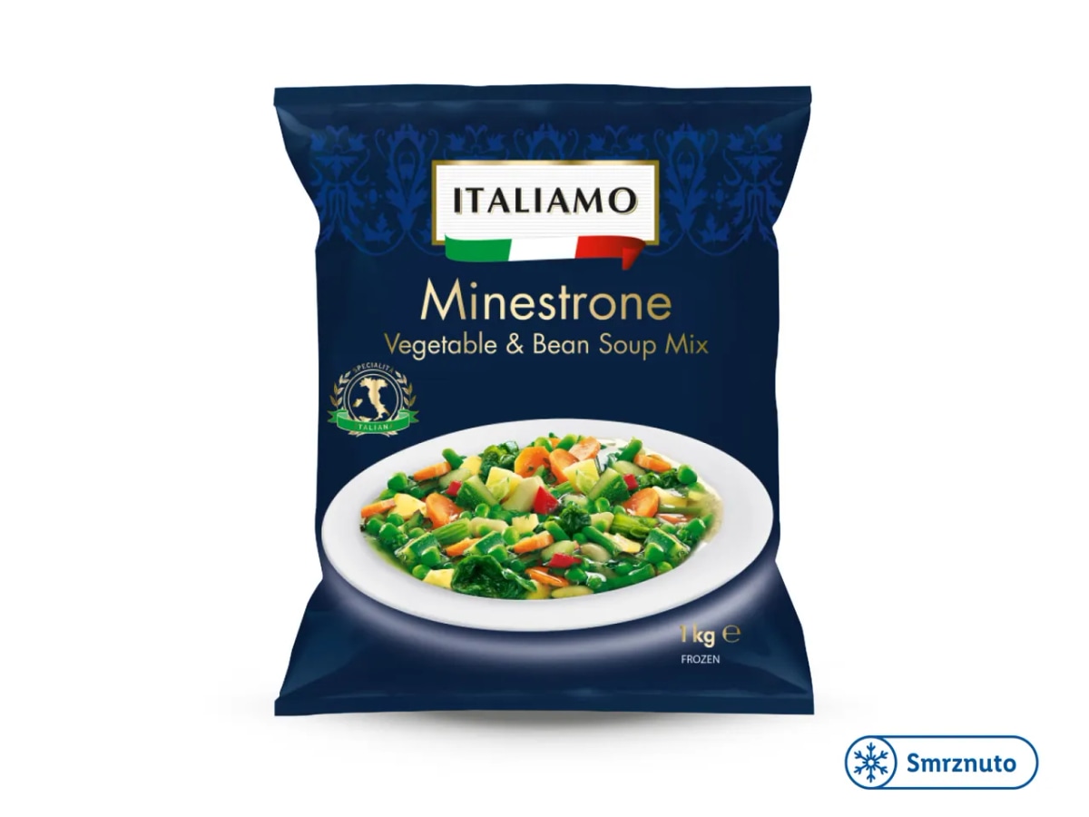 Povrće za minestrone juhu 1 kg Italiamo - Akcija u trgovini Lidl