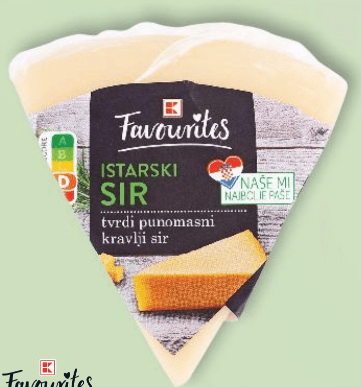 Favorites Istarski sir tvrdi punomasni kravlj 300 g Akcija u trgovini Kaufland