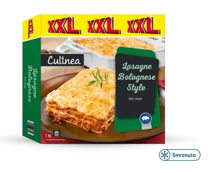 Culinea Lasagne Bolognese XXL 2 kg - Akcija u trgovini Lidl