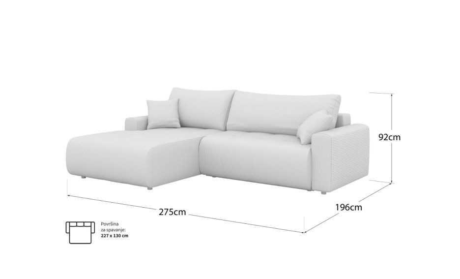 MARIS kutna garnitura - Akcija u trgovini Prima