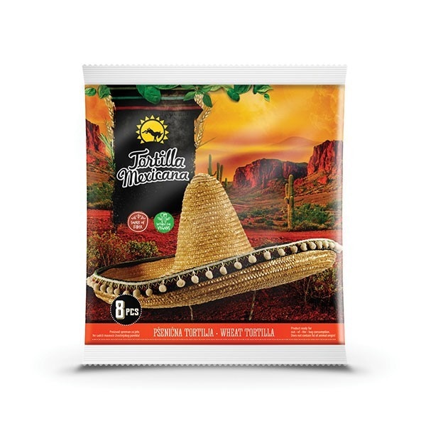 TORTILJA MEXICANA 20 cm, 320 g, 8 kom Tortilla Mexicana - Akcija u trgovini Stanić Diskont