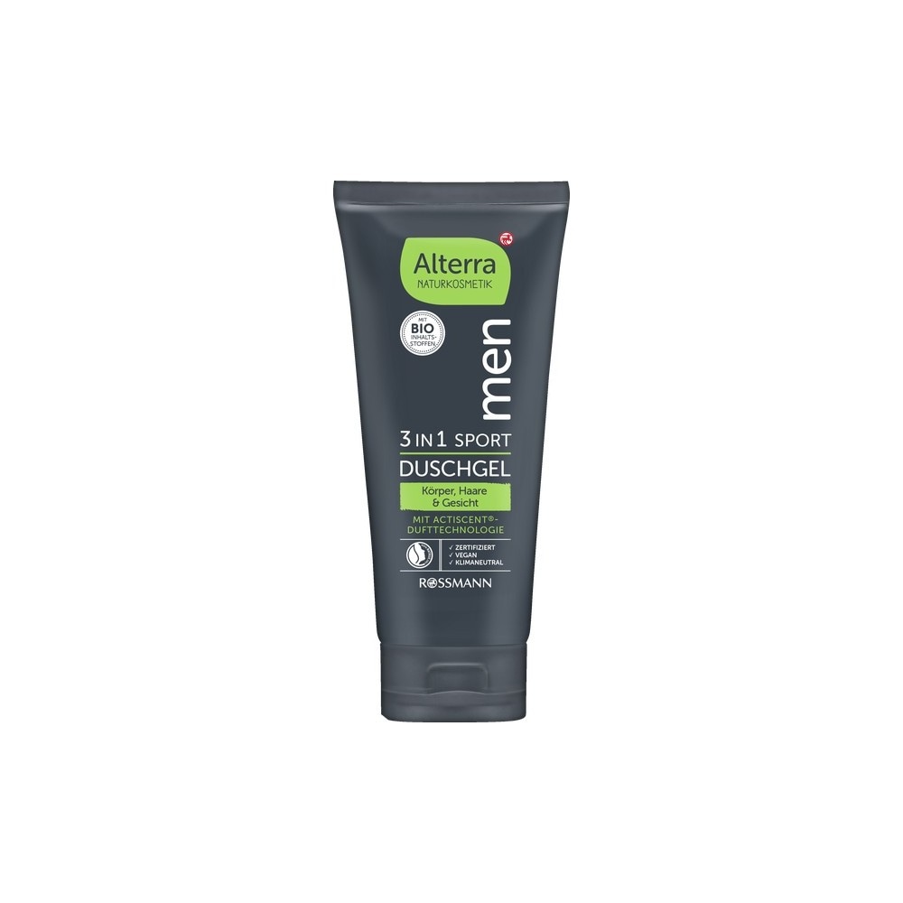Gel za tuširanje Alterra MEN 200 ml - Akcija u trgovini Interspar
