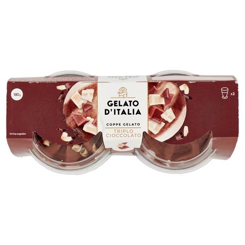 Gelato D'Italia Triplo Cioccolato 2x90g - Akcija u trgovini Žabac