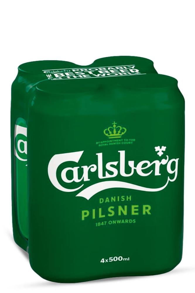 Carlsberg Svijetlo pivo 4 x 0.5 L - Akcija u trgovini Lidl