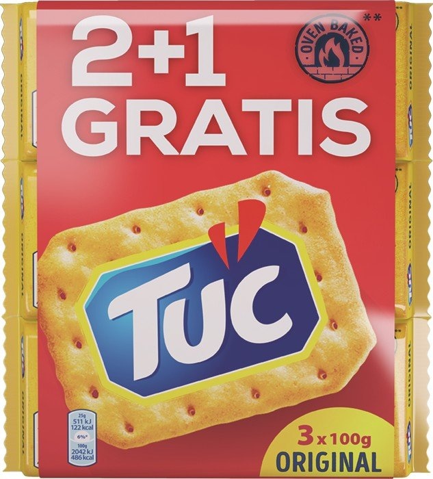Tuc Krekeri 3x100 g - Akcija u trgovini Tommy