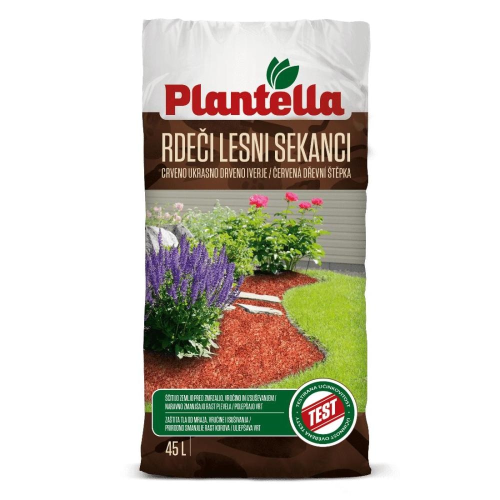Plantella rdeči lesni sekanci 45 litara - Akcija u trgovini Vinkoprom