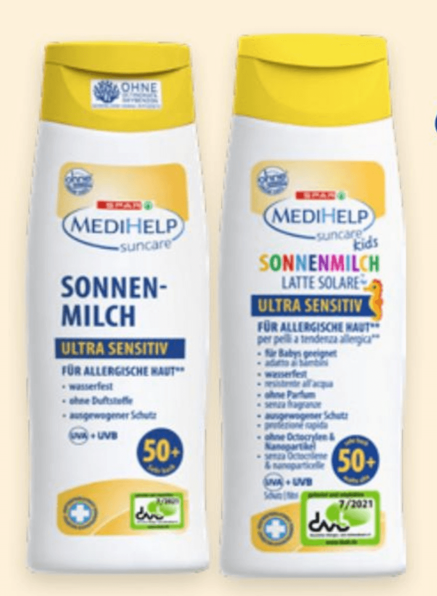 MEDIHELP Mlijeko za tijelo ultra sensitive SPF50 200 ml - Akcija u trgovini Spar