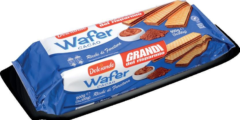 Dolciando Napolitanke s kakaom 900 g - Akcija u trgovini Eurospin