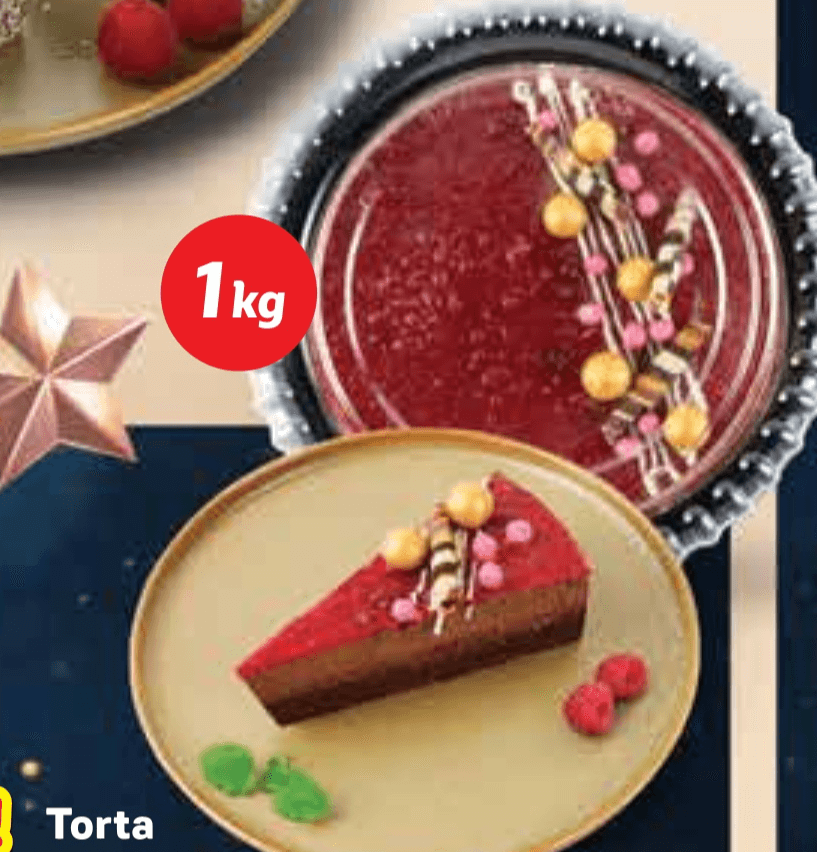 Torta malina-čokolada premium 1 kg - Akcija u trgovini Plodine