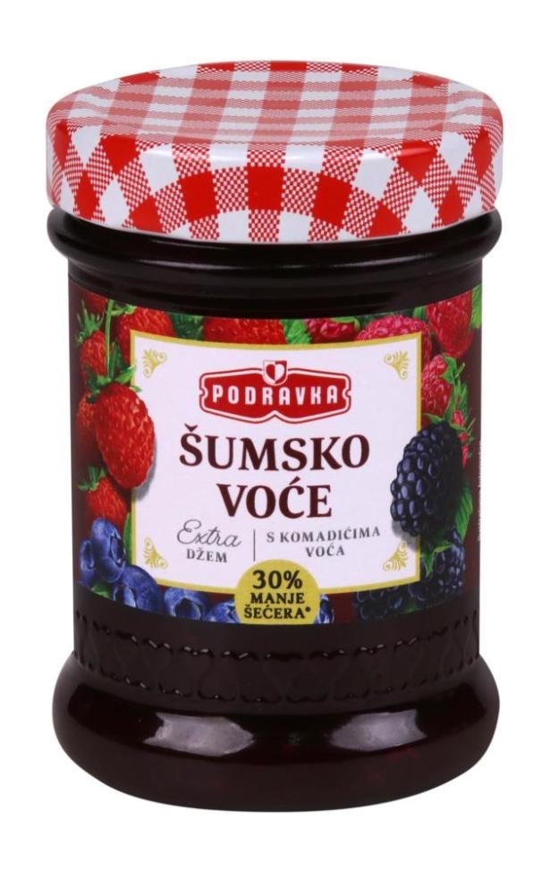 Podravka Ekstra Džem Šumsko voće - Akcija u trgovini Tommy