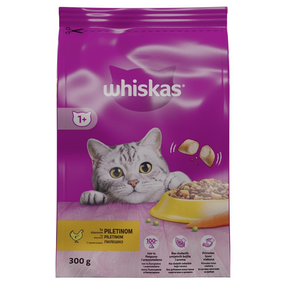 Whiskas 1+ 300 g - Akcija u trgovini Zoo City