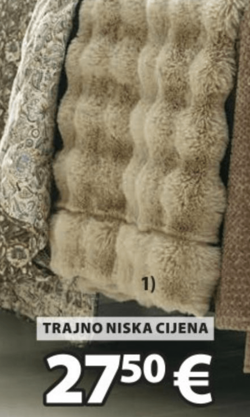 SIVBLOM štepana deka 130x180 cm - Akcija u trgovini Jysk