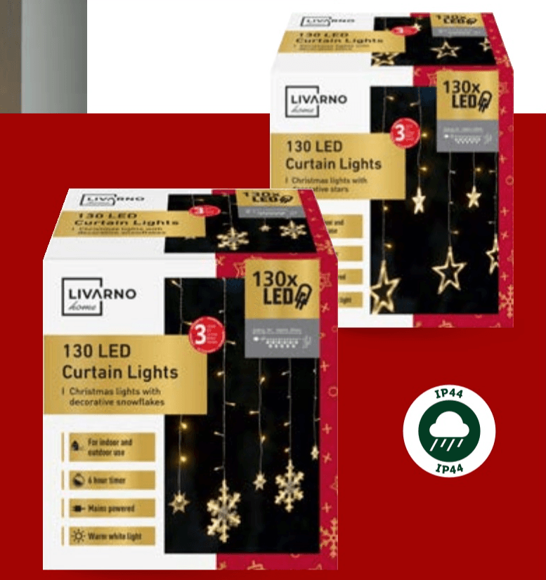 LIVARNO LED zavjesa Akcija u trgovini Lidl
