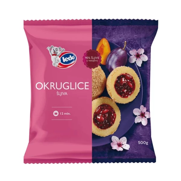 Ledo Okruglice sa šljivama 500 g - Akcija u trgovini Kaufland