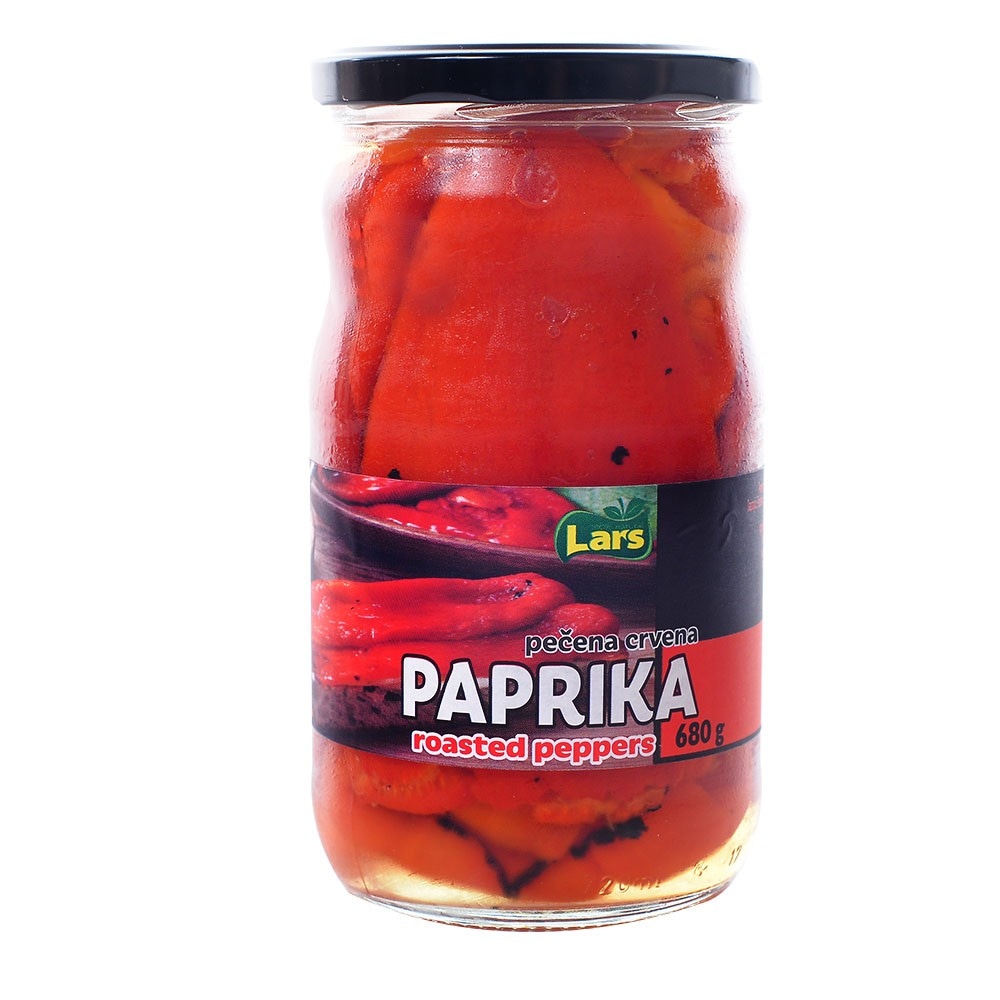 Pečena paprika 680 g, ocijeđena masa 400 g Spar - Akcija u trgovini Spar
