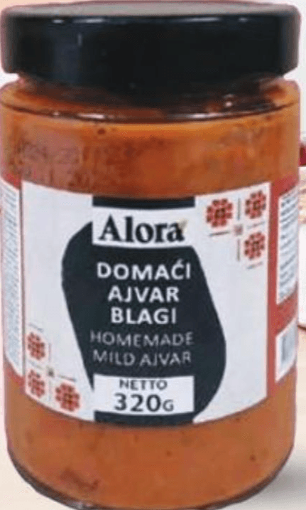 Alora Domaći Blagi Ajvar 310 g - Akcija u trgovini Trgovina Krk