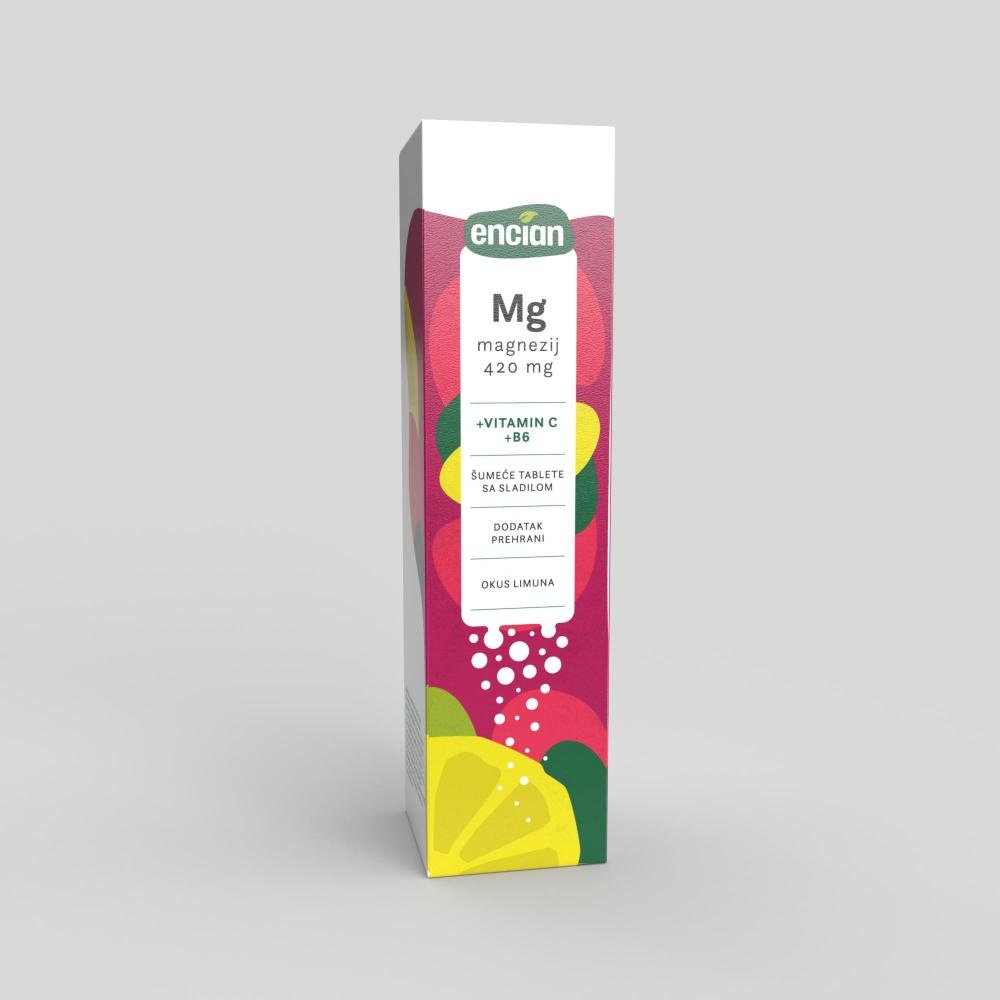Encian Magnezij + Vitamin C + B6 82g 20tabl. - Akcija u trgovini Žabac
