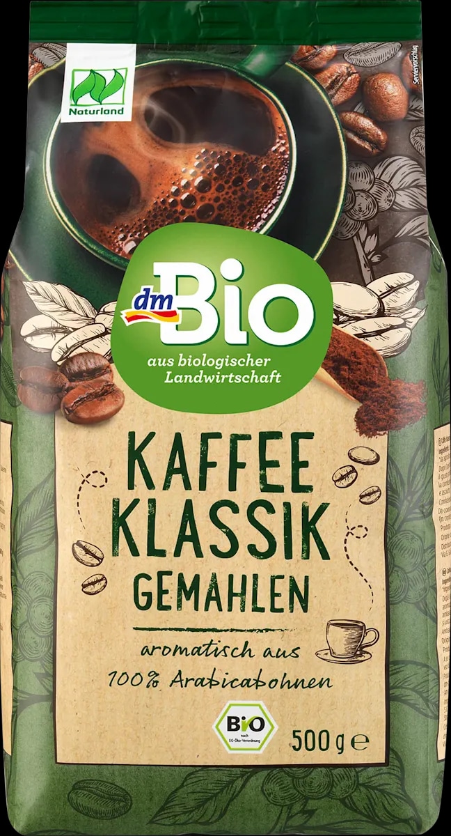 dmBio Kaffee Klassik Gemahlen 500 g - Akcija u trgovini Dm