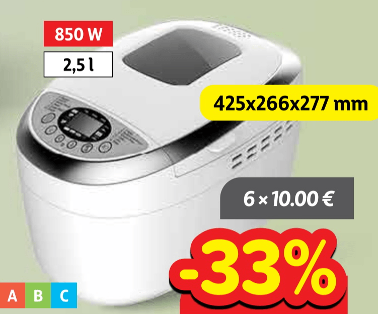 MAISON Pekač kruha - Akcija u trgovini Plodine