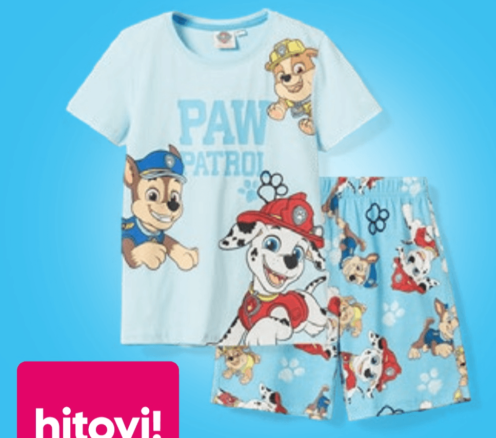Paw Patrol pidžama Psići u ophodnji - Akcija u trgovini Pepco