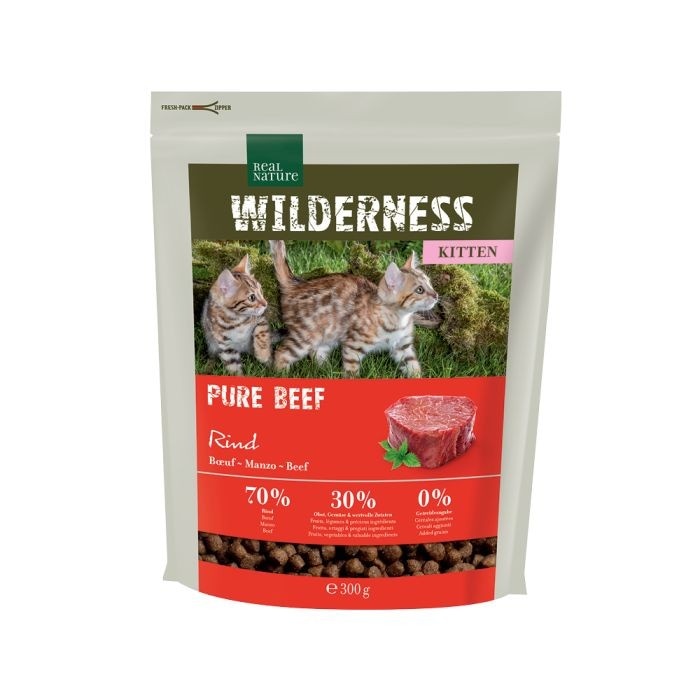 Real Nature Wilderness Kitten Pure Beef 2,5 kg Akcija u trgovini Zoo City