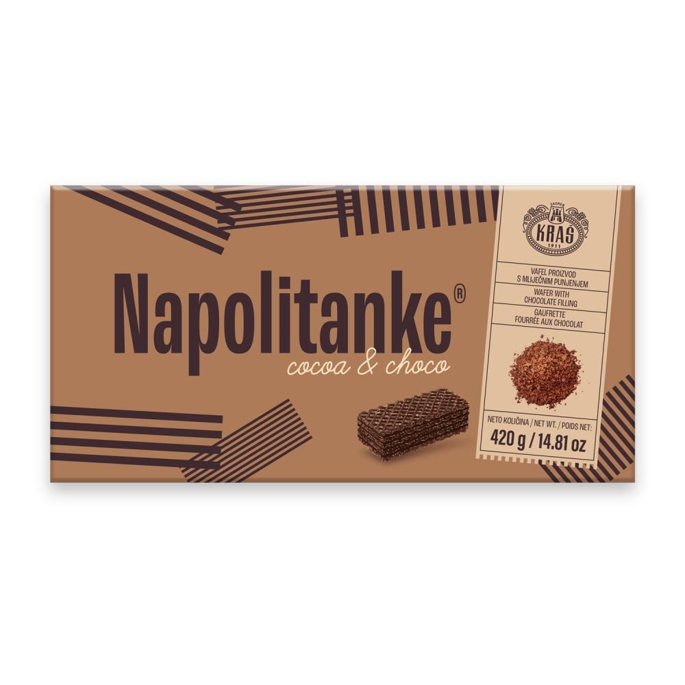 Kraš Napolitanke cocoa&choco 420g - Akcija u trgovini Pivac