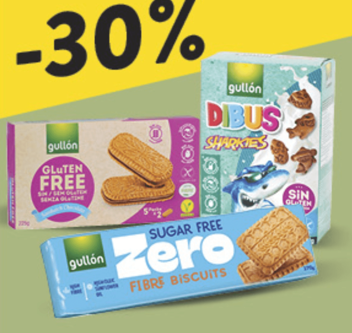 Odabrani Gullon keksi - Akcija u trgovini Konzum