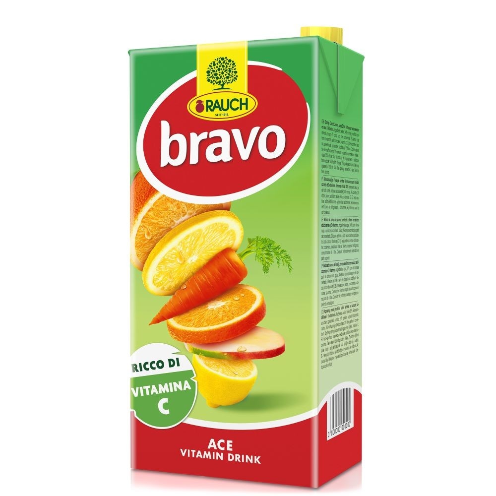 Rauch Bravo Naranča Limun Mrkva Jabuka 2L - Akcija u trgovini Žabac