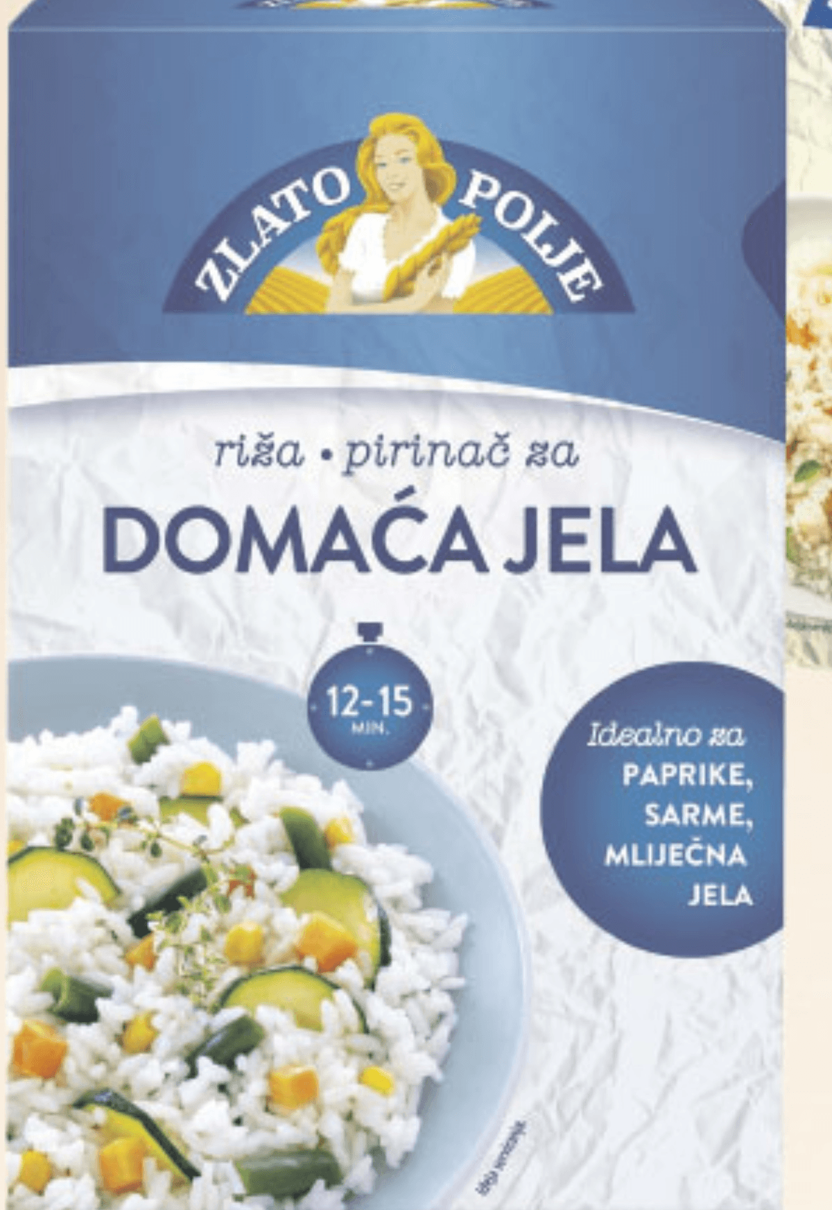 Riža Zlatopolje 800 g - 1 kg - Akcija u trgovini KTC