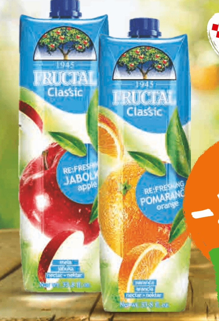 Odabrani Fructal proizvodi - Akcija u trgovini Studenac