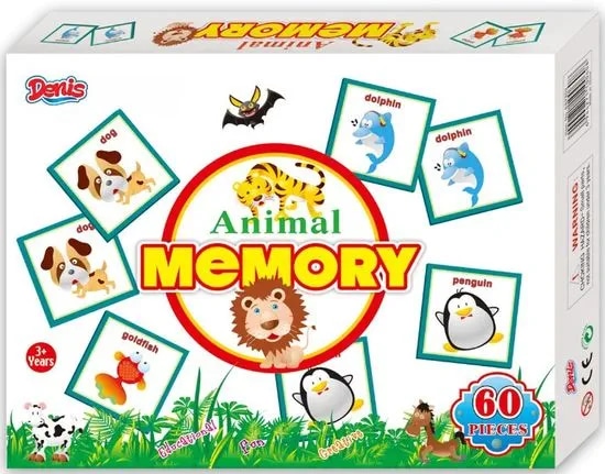 Denis Animal Memo Igra Memory 1 set - Akcija u trgovini Tommy