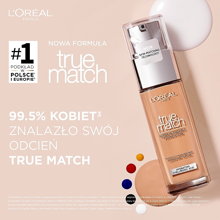 L'Oréal True Match Super-Blendable Foundation - Akcija u trgovini Bipa