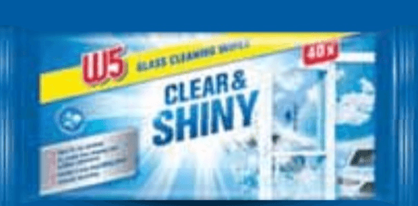 W5 Vlažne maramice za čišćenje stakla 40 kom - Akcija u trgovini Lidl