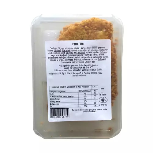 Panirani odrezak cotoletta 220 g AIA - Akcija u trgovini Interspar