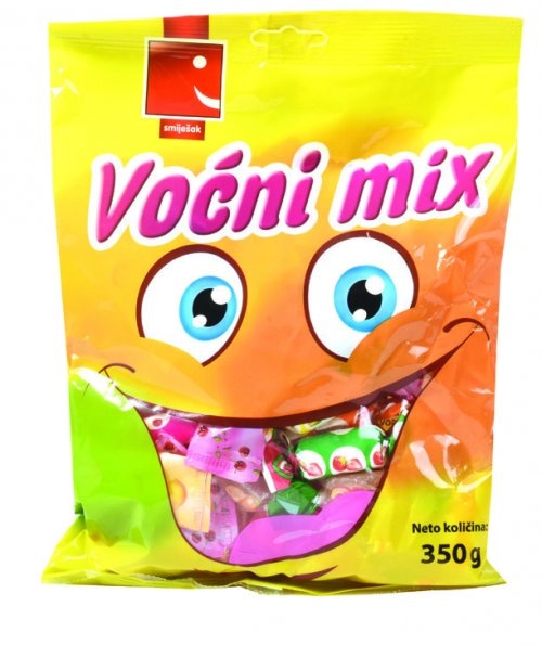 Bomboni voćni mix 350 g Smiješak - Akcija u trgovini NTL