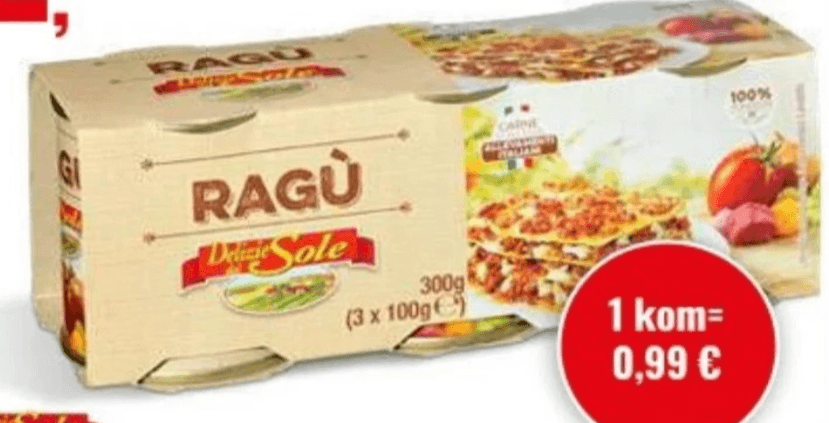 Umak Bolognese 3 x 100 g Delizie Sole - Akcija u trgovini Eurospin