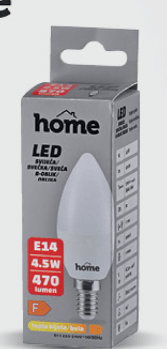 Home LED žarulja 1 kom - Akcija u trgovini Konzum