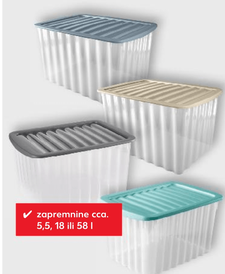 Kutija za pohranu komad - Akcija u trgovini Kaufland