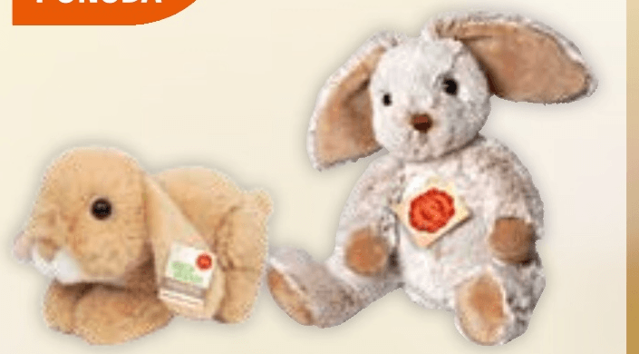 Teddy Hermann Bež zeko ili Schlenker zeko - Akcija u trgovini Mueller