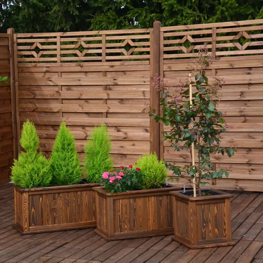 Drvena ograda Pia - Akcija u trgovini Merkury